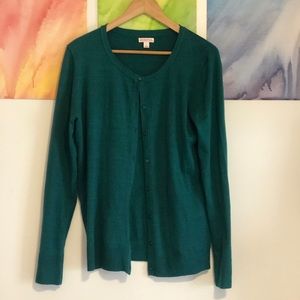 Merona Juniper Green Cardigan